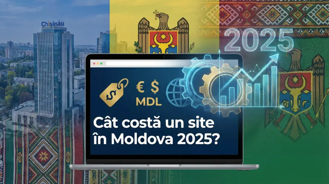Preț creare site Moldova 2026: cât costă un site web